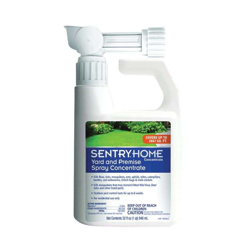 Sergeant&#039;s 02117 Home Yard and Premise Spray, Liquid, Off-White, 32 oz Bottle Off-White
