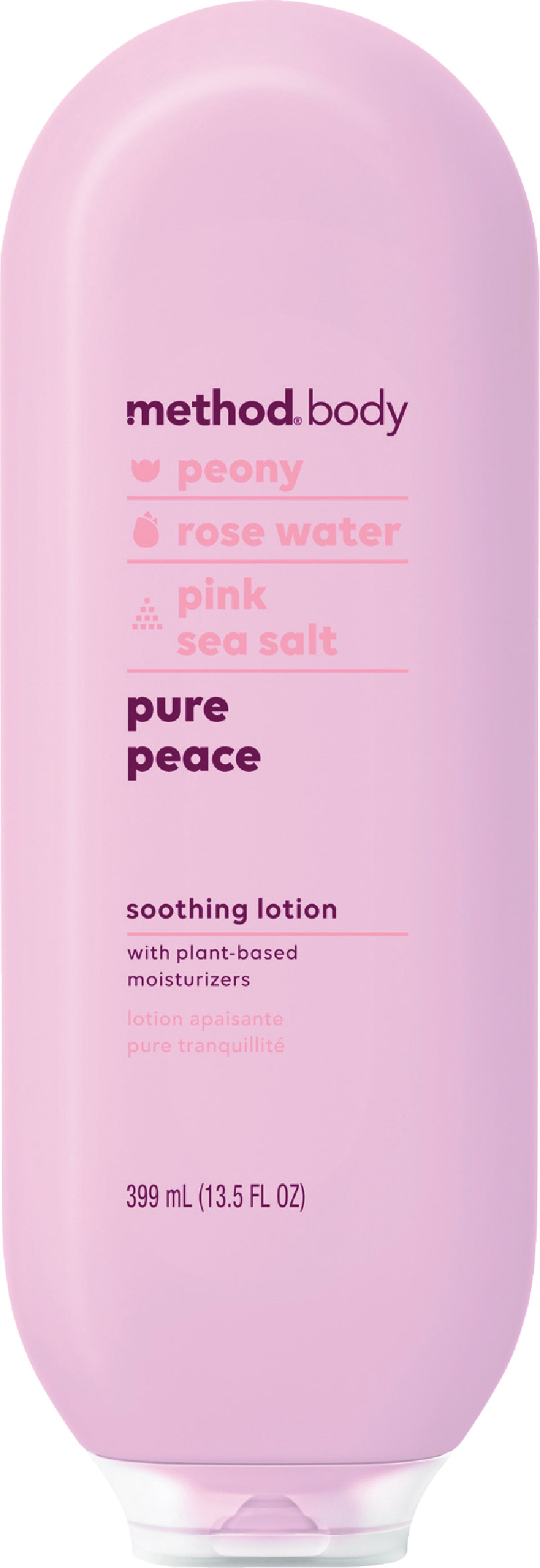 Peony, Rose Water, & Pink Sea Salt Body Wash, Pure Peace - 18 oz