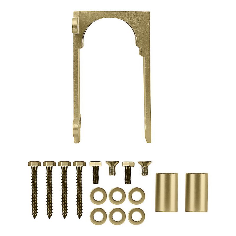 National Hardware N700-116 Bypass Bracket Kit, Steel, Brushed Gold