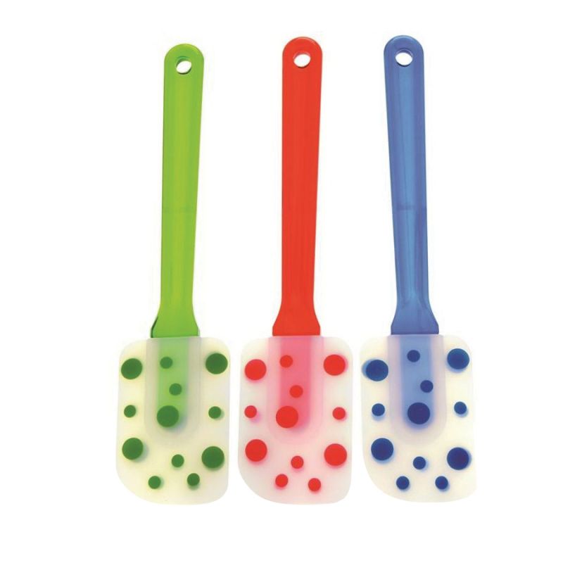 Starfrit 093415 006 0000 Polka Dot Spatula, Assorted Assorted (Pack of 6)