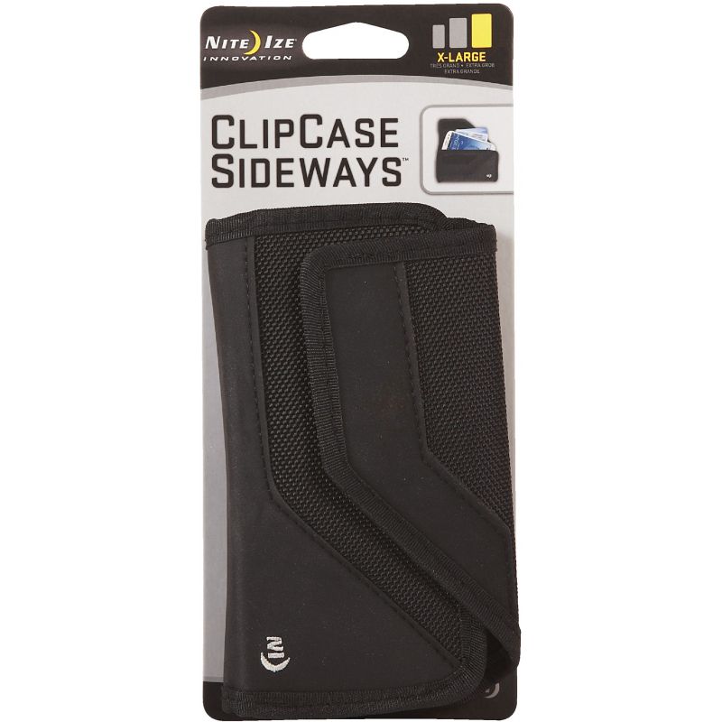 Nite Ize Sideways Clip Case Cell Phone Case 6.2 In. W. X 3.6 In. H. X 1.6 In.D., Black