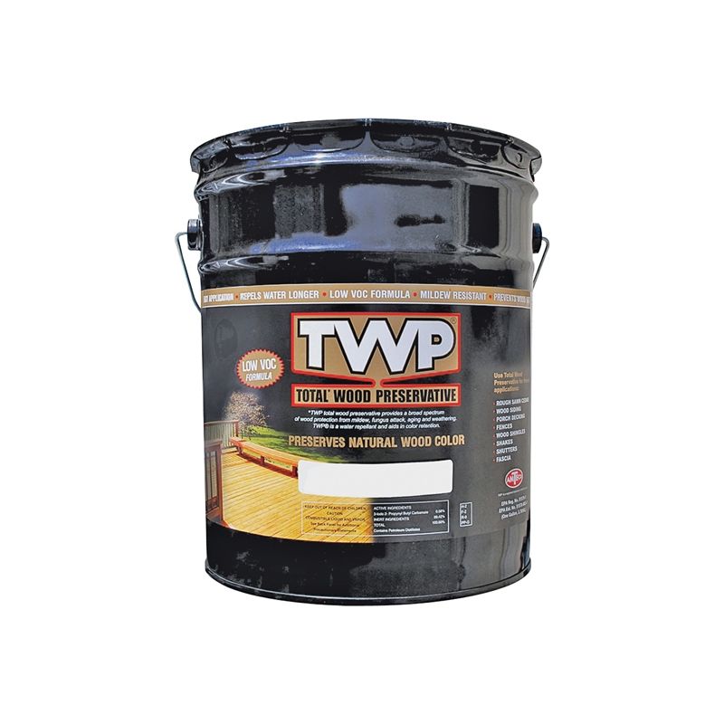 TWP 1500 Series TWP-1501-5 Wood Preservative, Cedartone, Liquid, 5 gal, Can Cedartone