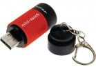Lucky Line Utilicarry USB Torch Key Ring Light Blue, Red, &amp; Yellow