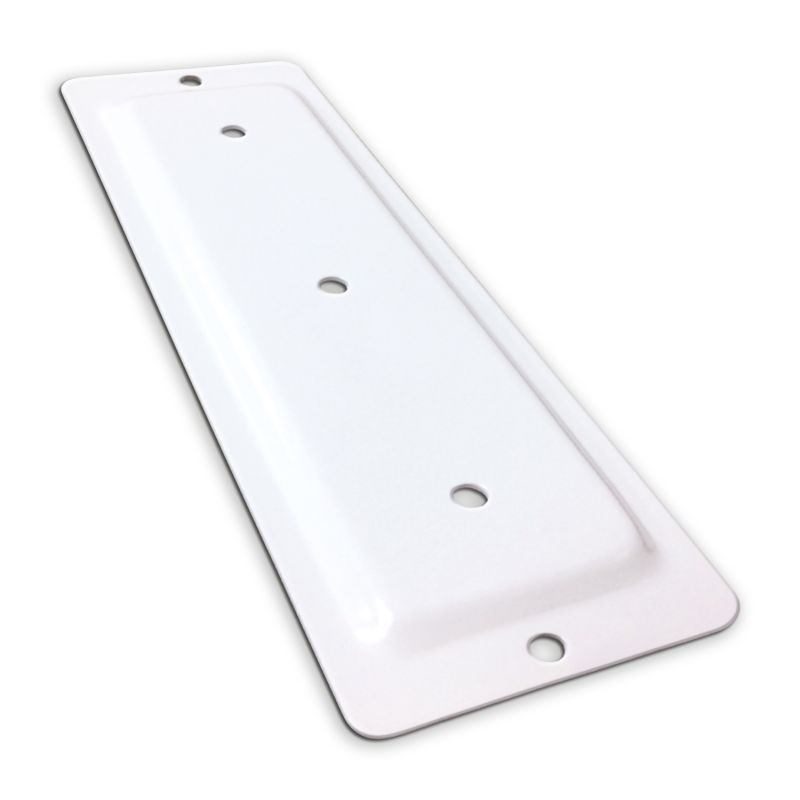 Pylex Fixplak 10910 Post Connector Plate, Steel, White, Powdered, For: 2 x 6 in Post White