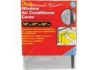 Do it Outdoor Air Conditioner Cover 27 In. W X 18 In. H X 22 In. D, Gray