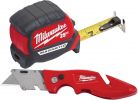 Milwaukee Tape Measure &amp; Utility Knife Combo Tool Set