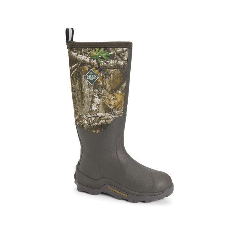 The Original Muck Boot Company Woody Max Series WDM-RTE-RTR-100 Hunting Boots, 10, Brown/Realtree Edge Camo 10, Brown/Realtree Edge Camo