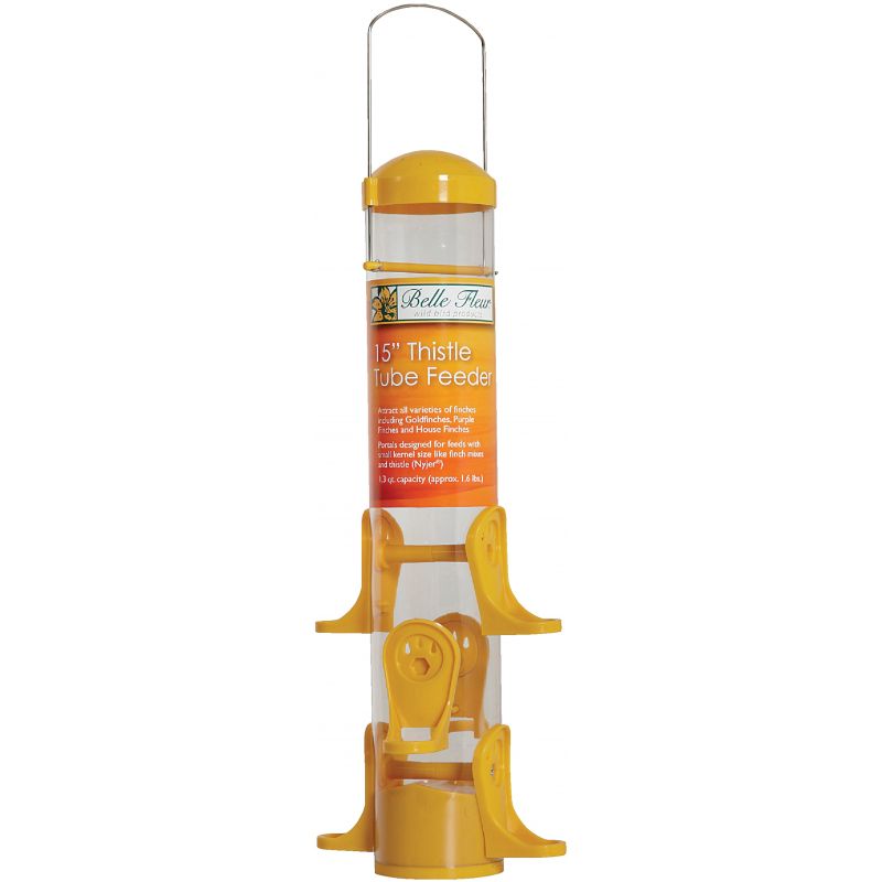 Stokes Select Finch Feeder Yellow/Clear