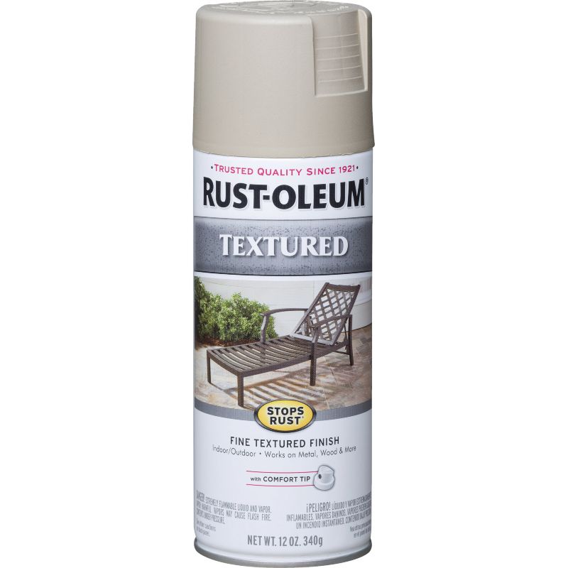 Rust-Oleum Stops Rust Textured Finish Spray Paint Sandstone, 12 Oz.