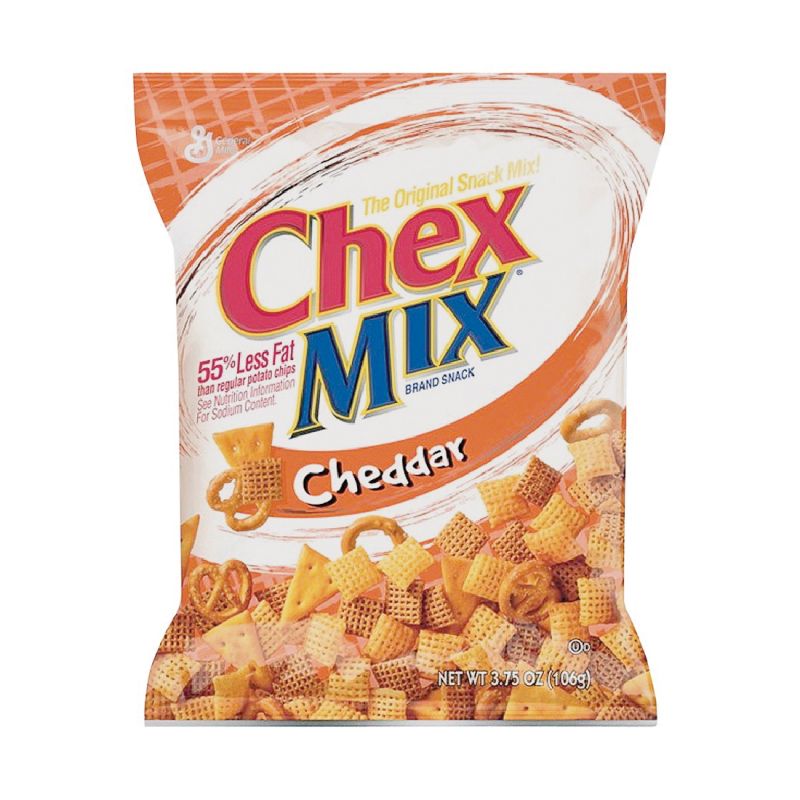 Chex Mix CMC8 Snack Food, Cheddar Flavor, 3.6 oz Bag (Pack of 8)