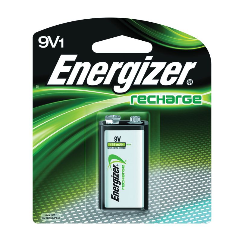 Energizer NH22NBP Battery, 1.2 V Battery, 175 mAh, Nickel-Metal Hydride, Rechargeable, Green/Silver Green/Silver