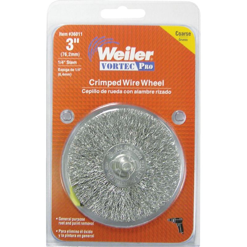 Vortec 3&quot; Crimped Wire Wheel Brush