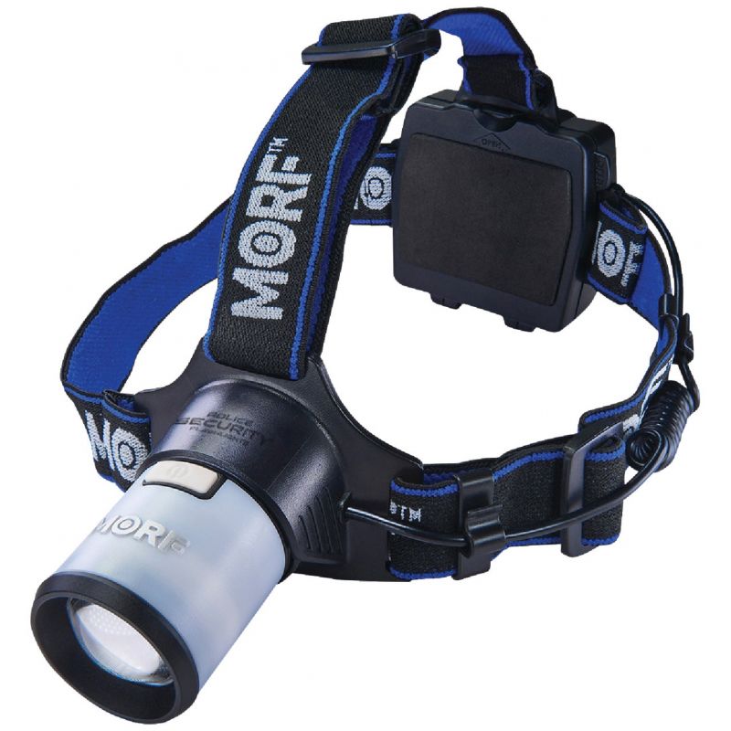 Police Security MORF 3-In-1 Removable LED Lantern Headlamp Black