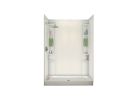 Maax Finesse Series 105624-000-002 Shower Base, 48 in L, 32 in W, 7 in H, Fiberglass, White, Alcove Installation White