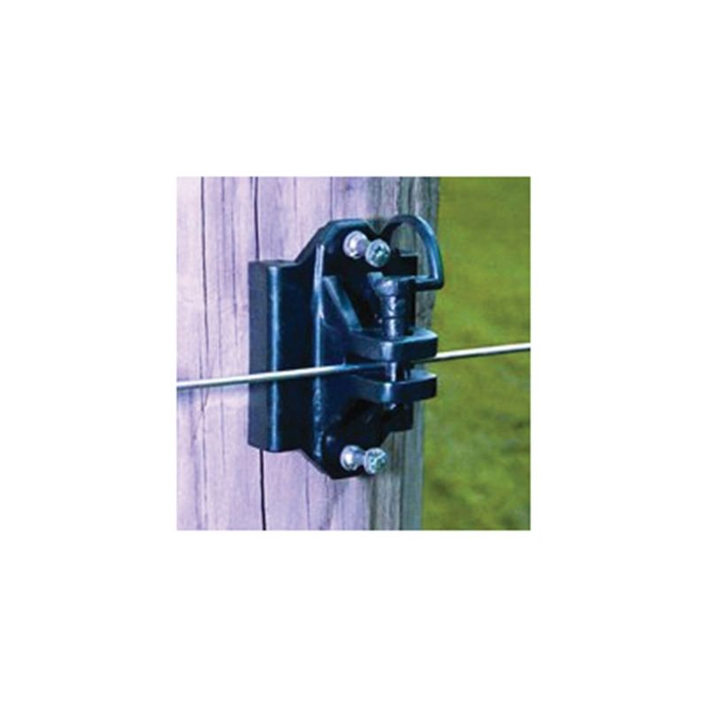 Zareba IWTPLB-Z Screw-In Ring Insulator, 9 to 22 ga Fence Wire, Aluminum/Polywire/Steel, Black Black