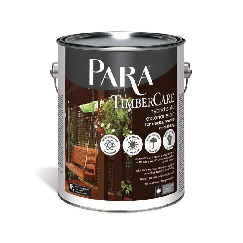 Para 2102 Exterior Stain, Deep Satin, Colorless, Liquid, 1 gal Colorless (Pack of 4)