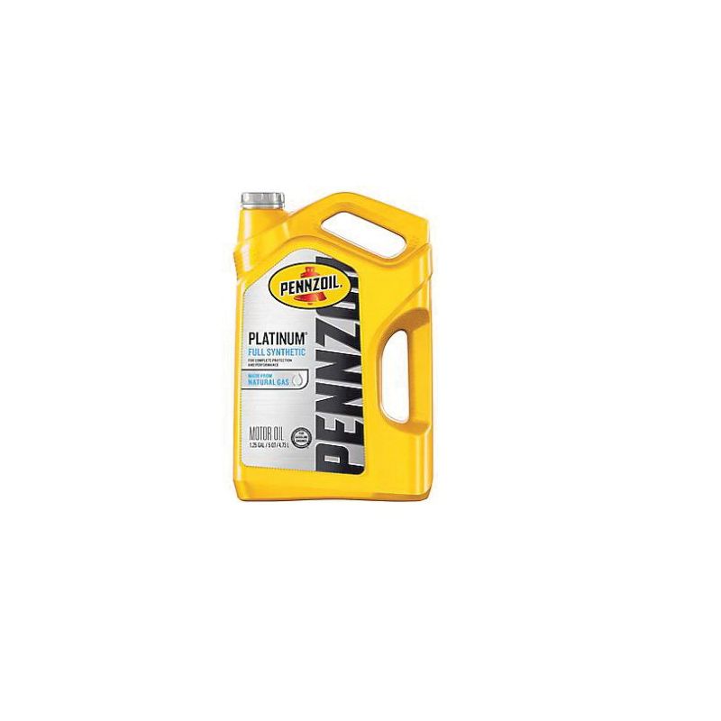 Pennzoil Platinum 550036541 Motor Oil, 0W-20, 32 oz Bottle Amber/Brown (Pack of 6)