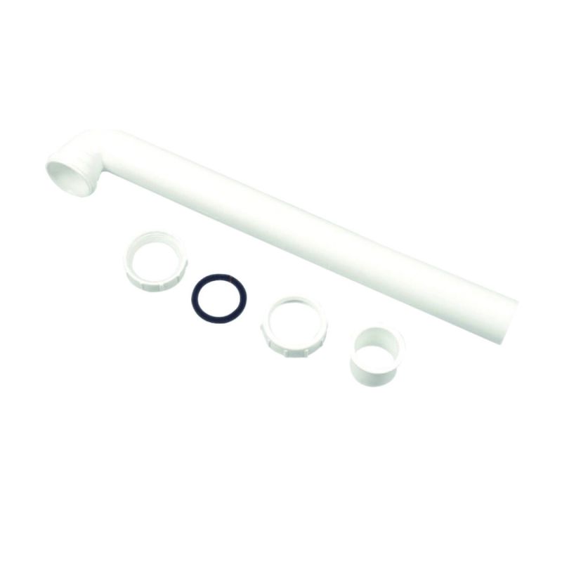 Danco 94014 Waste Arm, 1-1/2 in, Slip, Plastic, White White