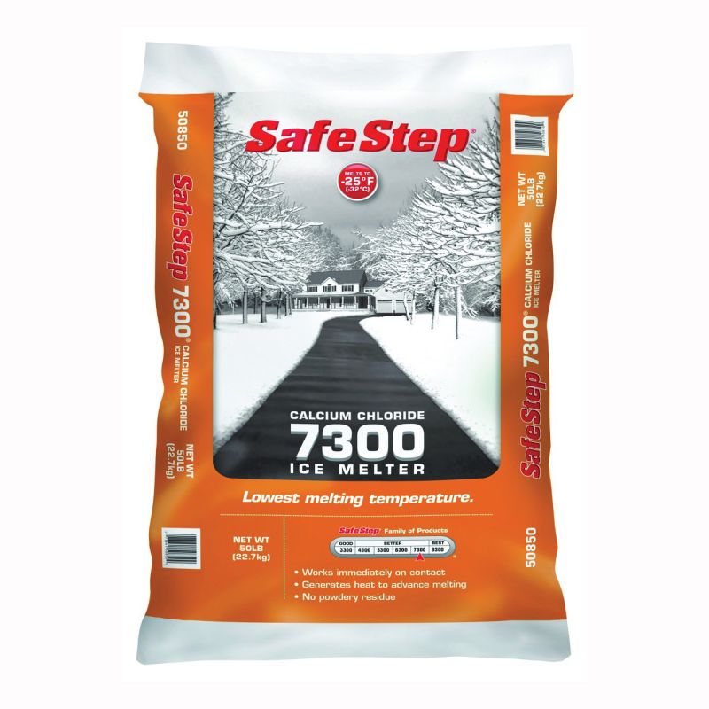 Safe Step Extreme 7300 50850 Ice Melter, Pellet, White, 50 lb Bag White
