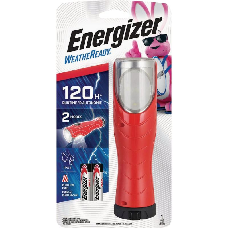 Energizer Weatheready All-In-One LED Flashlight &amp; Lantern Red