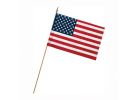 Valley Forge USE12D USA Stick Flag Display, Polycotton (Pack of 48)