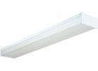 Lithonia Fluorescent Utility Wraparound Light Fixture White