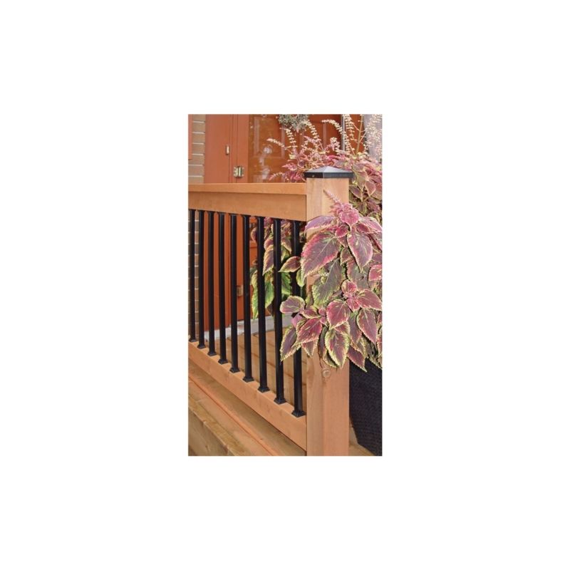 Nuvo Iron SQPS26 Tubing Baluster, 26 in L, Square, Steel, Galvanized