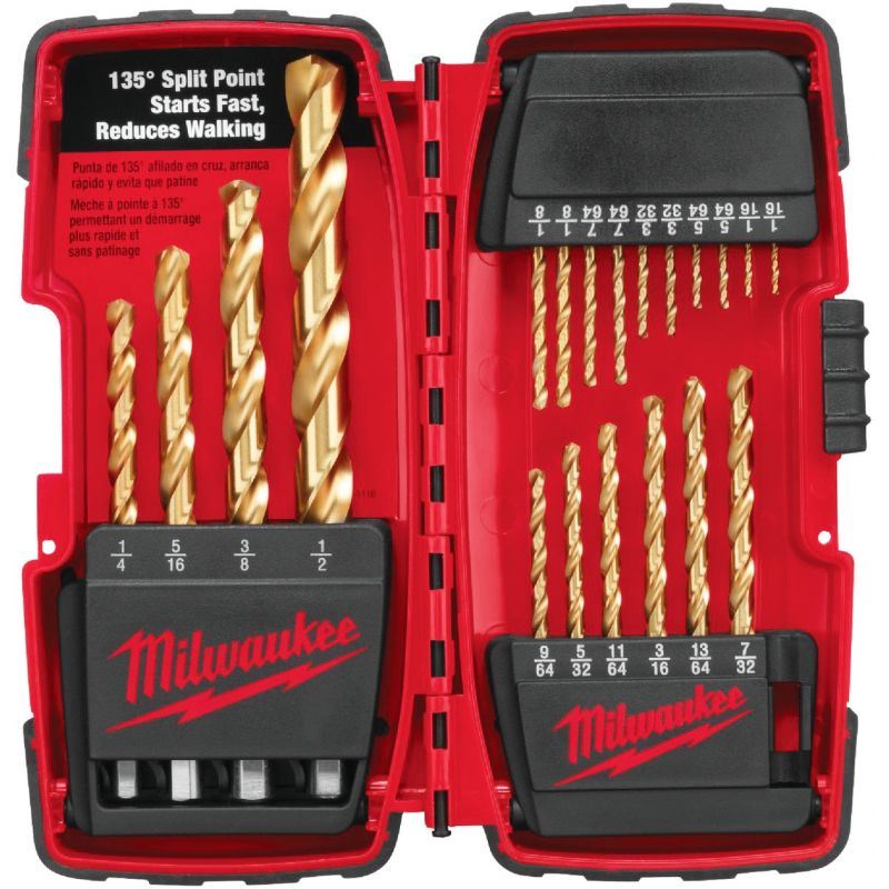 Milwaukee Thunderbolt 20-Piece Titanium Drill Bit Set