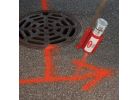 Krylon Mark-It Inverted Marking Spray Paint Fluorescent Red Orange, 15 Oz.
