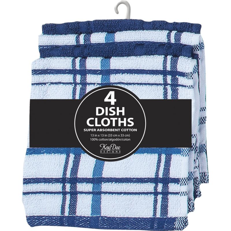 Kay Dee Designs Dish Cloth Set Indigo (Pack of 3)