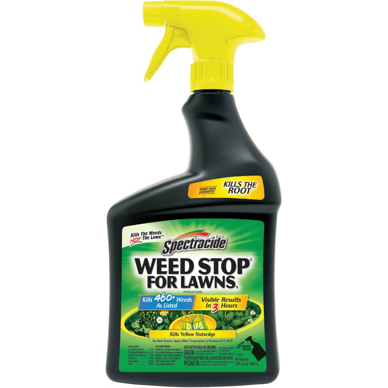 Spectracide Weed Stop For Lawns Weed Killer 32 Oz., Trigger Spray