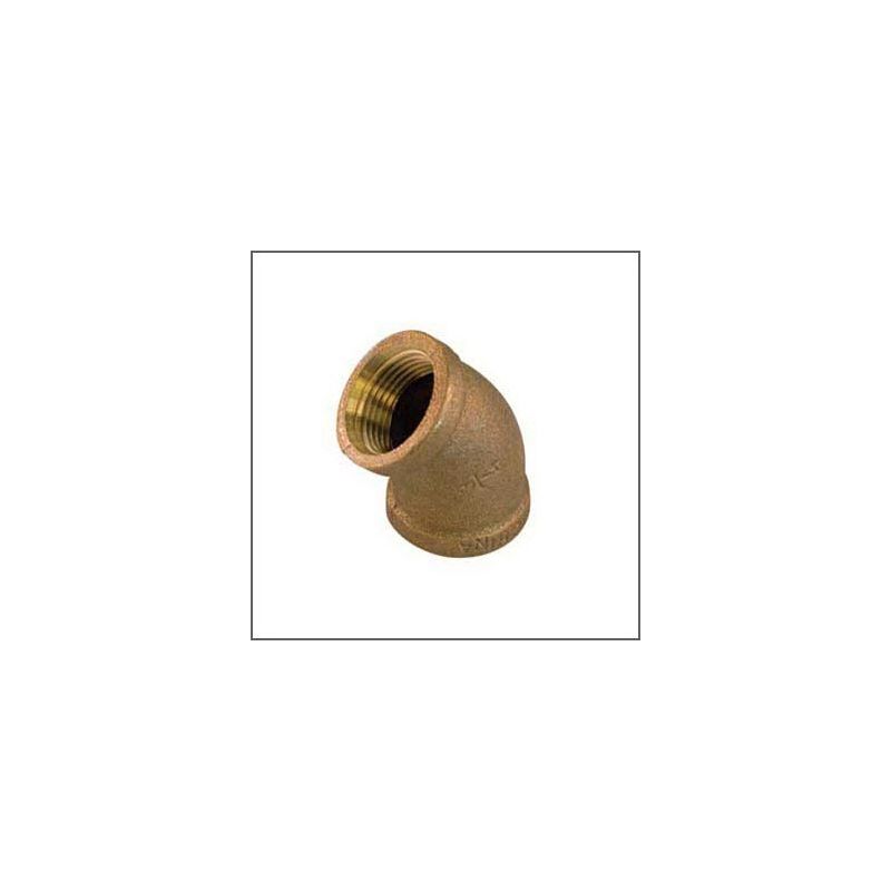 aqua-dynamic 4491-003 Pipe Elbow, 1/2 in, FPT, 45 deg Angle, Bronze