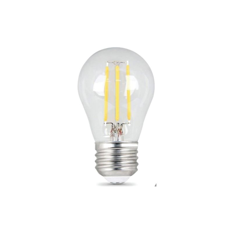 Feit Electric BPA1540/850/LED/2 LED Lamp, General Purpose, A15 Lamp, 40 W Equivalent, E26 Lamp Base, Dimmable, Clear