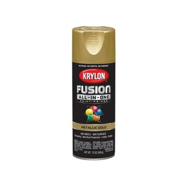 Krylon K02770007 Krylon Fusion All-In-One Metallic Gold Metallic