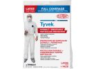 Dupont Tyvek Full Coverage Painter&#039;s Coveralls L, White
