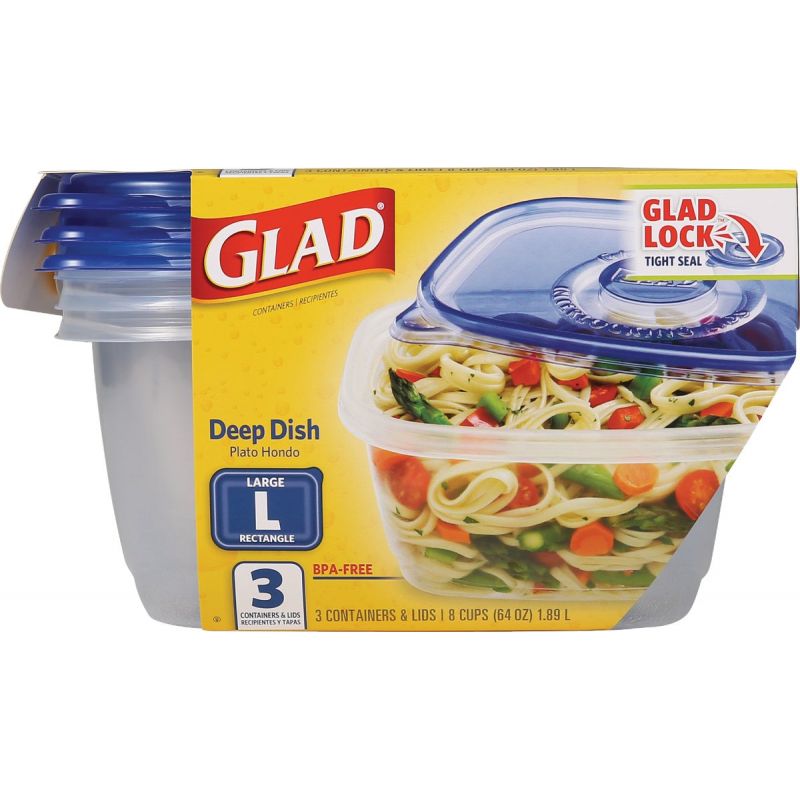 Glad Food Storage Container 64 Oz.