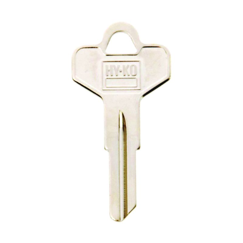 Hy-Ko 11010DE4 Key Blank, Brass, Nickel, For: Dexter Cabinet, House Locks and Padlocks (Pack of 10)