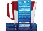 Brita Soho Water Filter Pitcher 6 C., Red