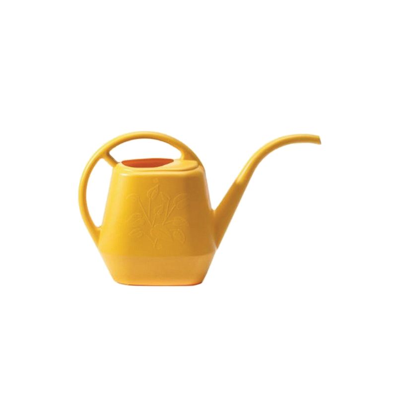Bloem AW21-23 Watering Can, 56 oz Can, Long Stem Spout, Plastic Resin, Earthly Yellow Earthly Yellow