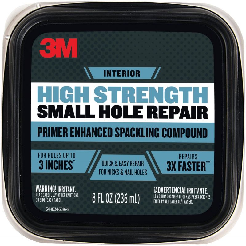 3M High Strength Small Hole Repair Gray, 8 Oz.