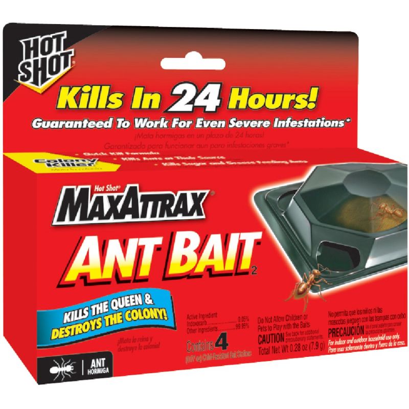 Hot Shot MaxAttrax Ant Bait 0.28 Oz., Bait Station
