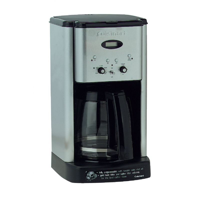 Cuisinart Brew Central 12-Cup Stainless Steel Coffee Maker 12 Cup, Silver
