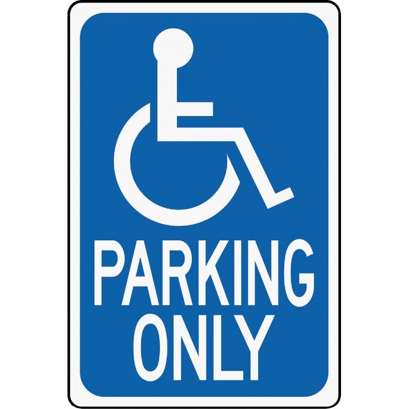 Hy-Ko Handicap Parking Sign Rustproof