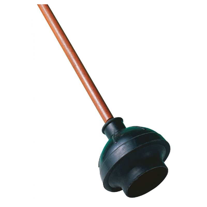Do it Duo-Flush Plunger 5-7/8 In., Black (Pack of 12)