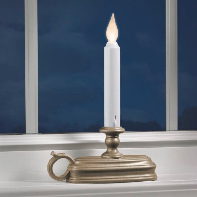 Xodus Deluxe Battery Operated Candle Pewter