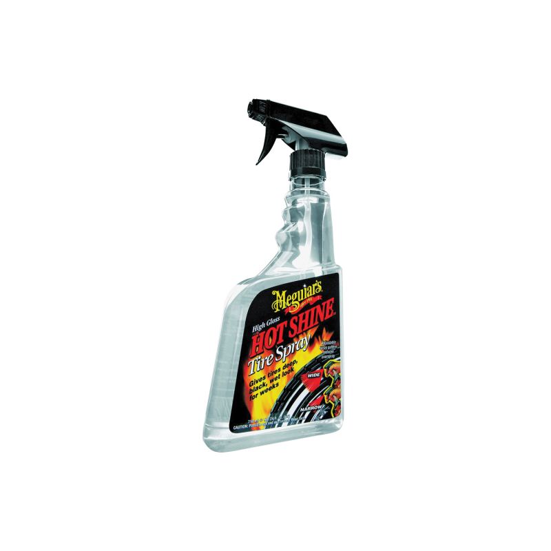 Meguiar&#039;s G12024 Tire Spray, 24 oz, Liquid, Slight Chemical Clear