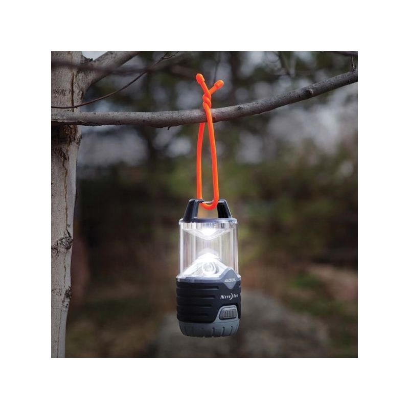 Nite Ize Radiant Series R400L-09-R8 Lantern, LED Lamp, White Light, Plastic, Gray Gray