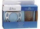 Home Impressions Vista Tumbler and Toothbrush Holder Transitional