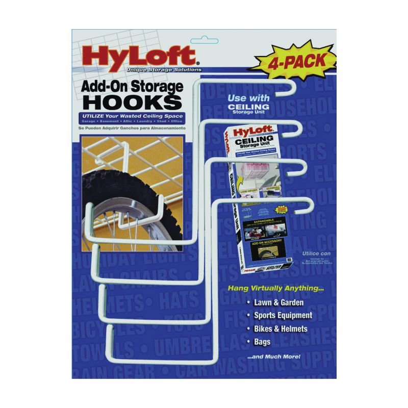 Buy HyLoft 00212 Add-On Hook, Steel, White White