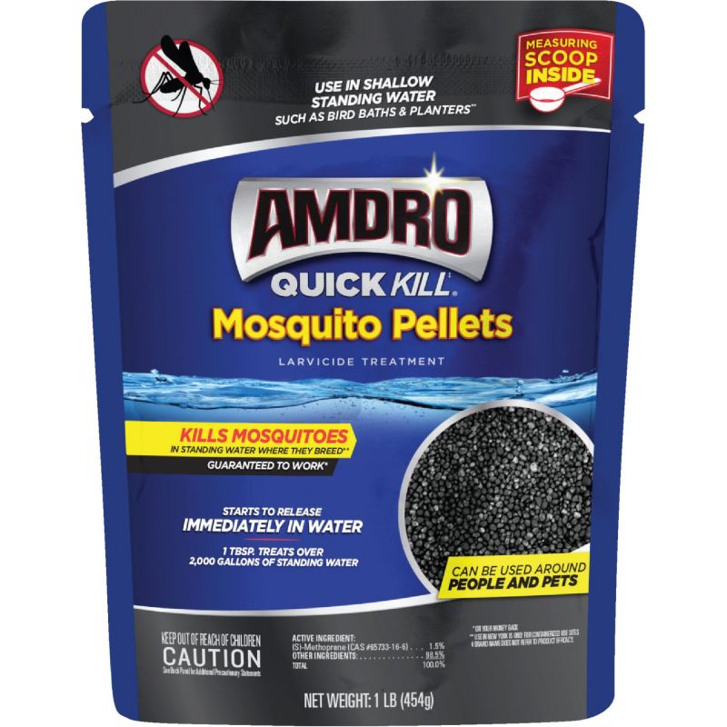 Amdro Quick Kill Mosquito Killer Pellets 1 Lb., Scoop